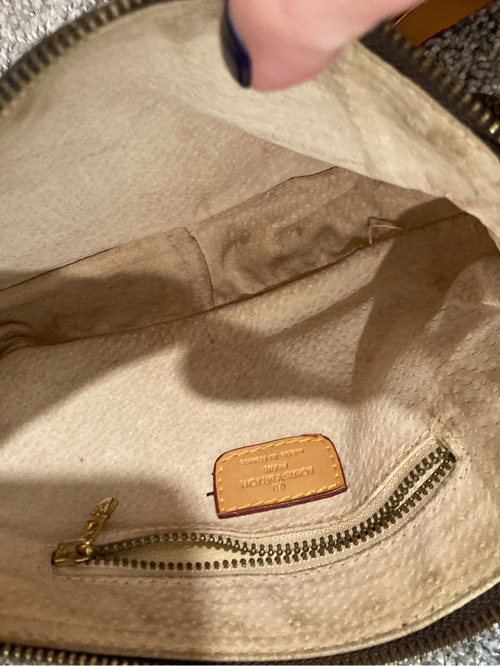 SOLD! 🌺Louis Vuitton Monogram Crossbody Pochette in Brown and Tan🌺 - Picture 14 of 15